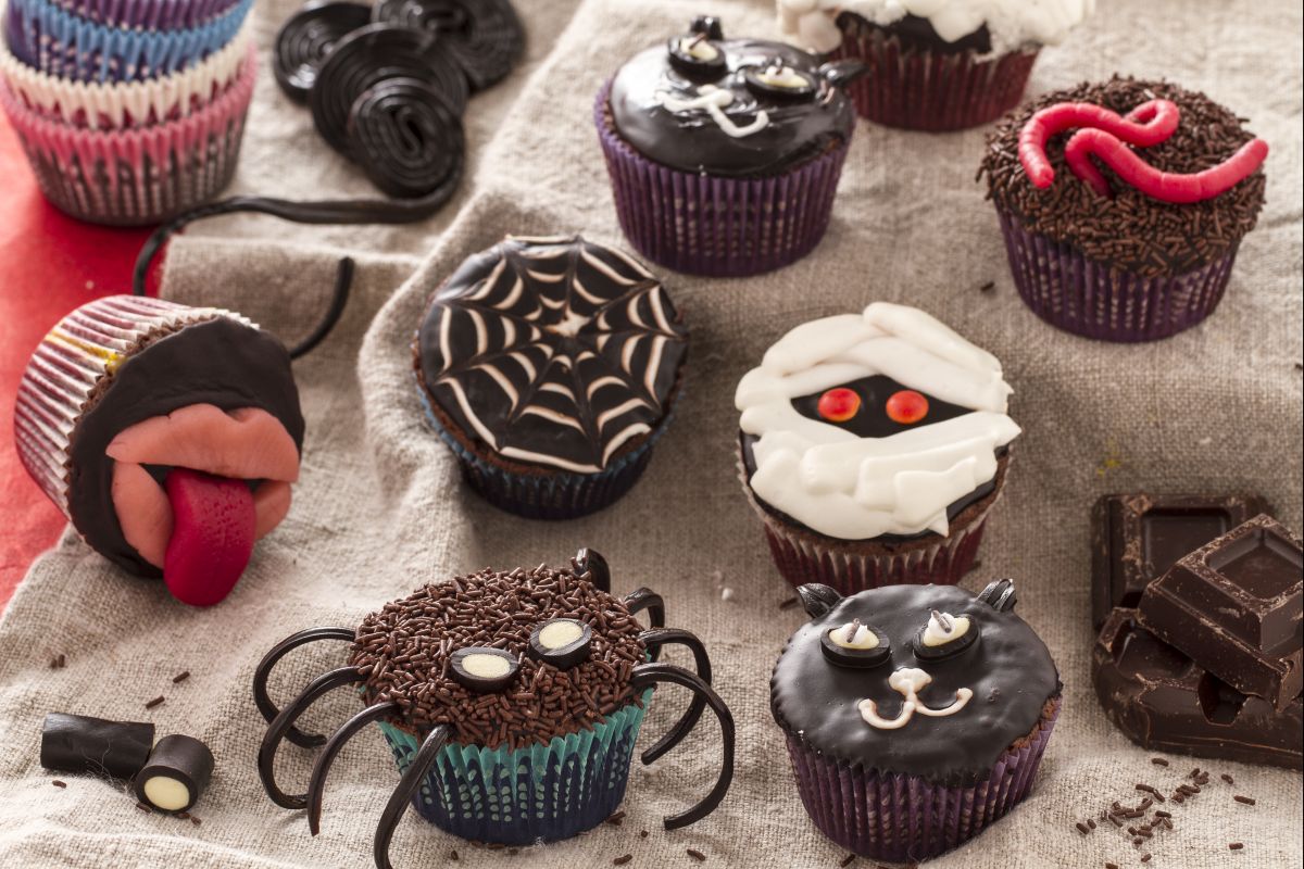 Cupcakes monstrueux d'Halloween