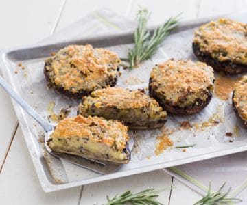 Champignons portobello farcis