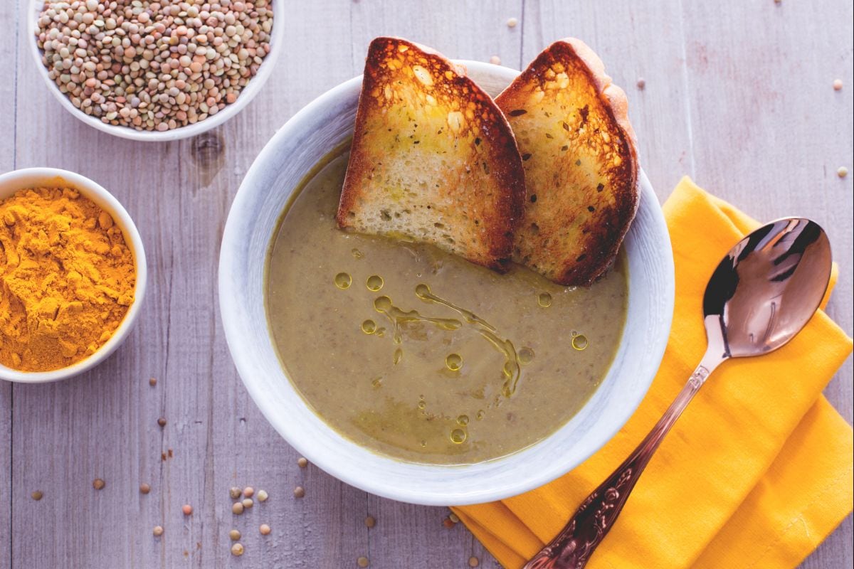 Crème de lentilles