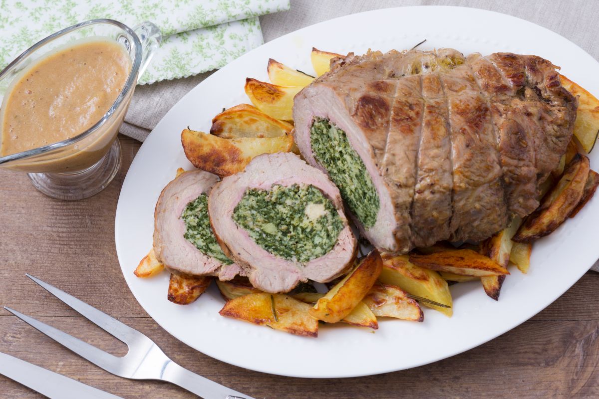 Poche de veau farcie