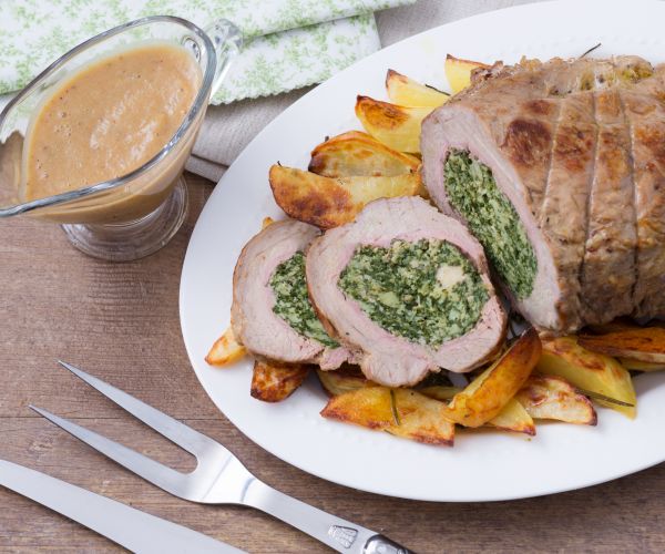 Poche de veau farcie