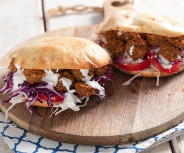 Pita avec falafel