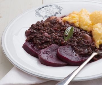 Ragoût de betteraves et lentilles