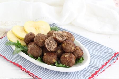 Boulettes de viande et pommes