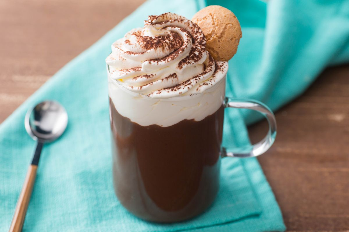 Chocolat chaud à la noix de coco