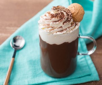 Chocolat chaud à la noix de coco