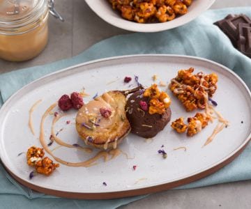 Poires et chocolat au caramel salé