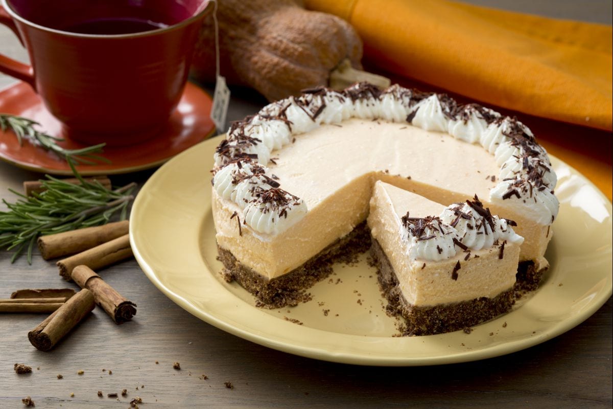 Cheesecake froide à la citrouille