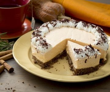 Cheesecake froide à la citrouille