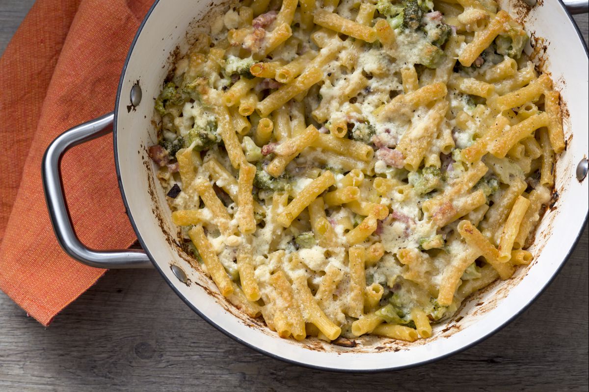 Sedanini gratinés au four