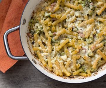 Sedanini gratinés au four