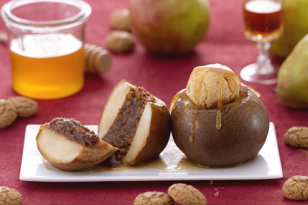 Poires à l'amaretto