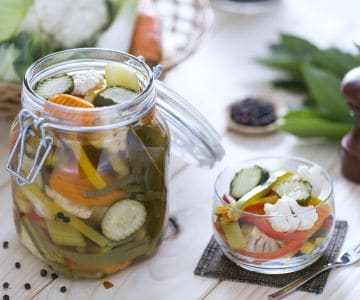 Légumes en pickles