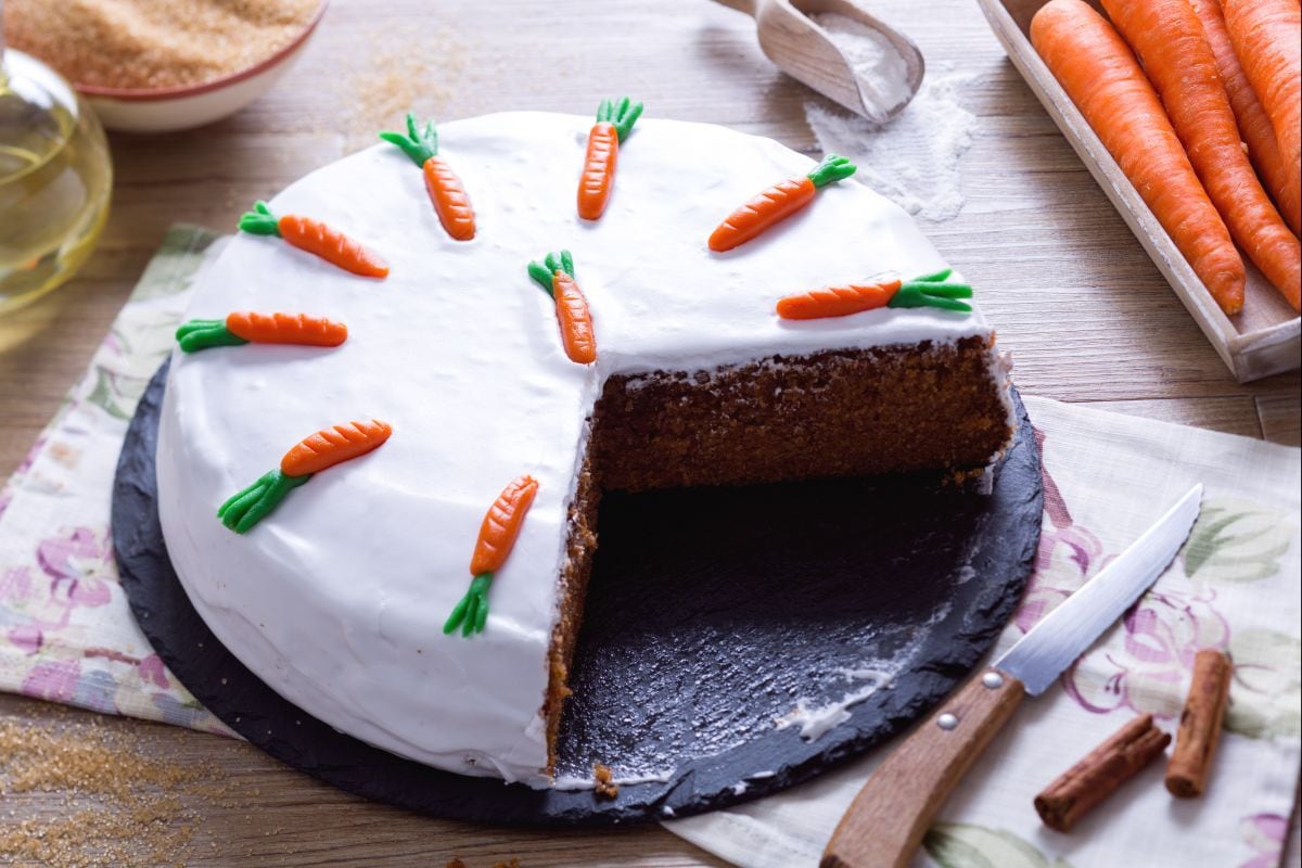 Gâteau aux carottes à l'anglaise ou Carrot cake