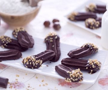 Biscuits viennois au double chocolat