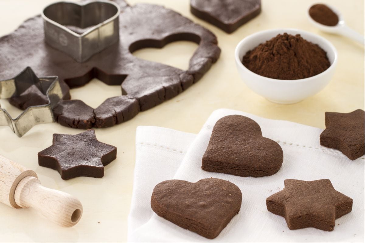 Pâte sablée au cacao