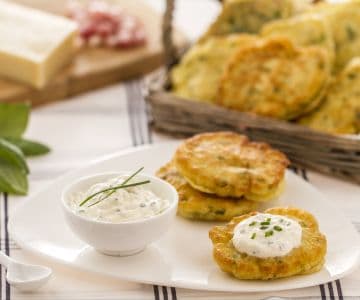 Pancakes salés aux herbes