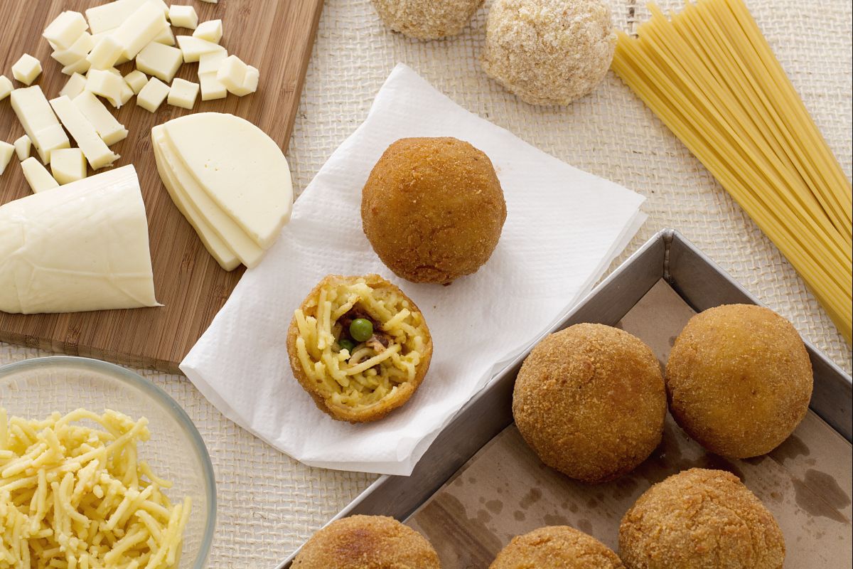 Arancini de spaghettis