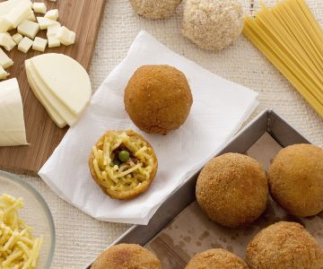 Arancini de spaghettis