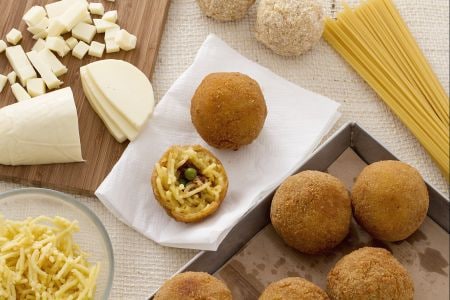 Arancini de spaghettis