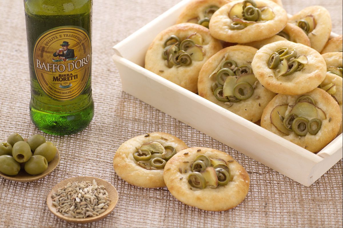 Petites focaccias de pommes de terre à la bière