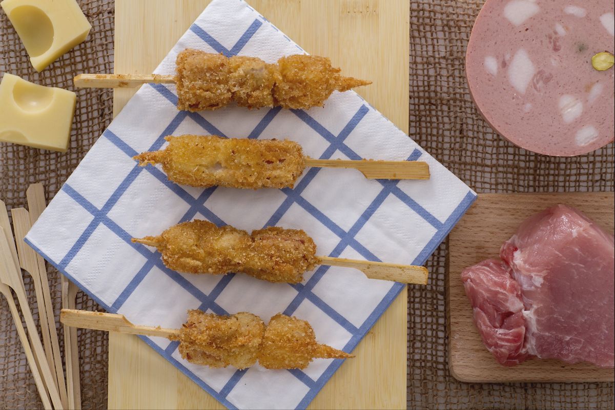 Brochettes à la bolognaise