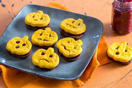 Biscuits bicolores cacao et potiron