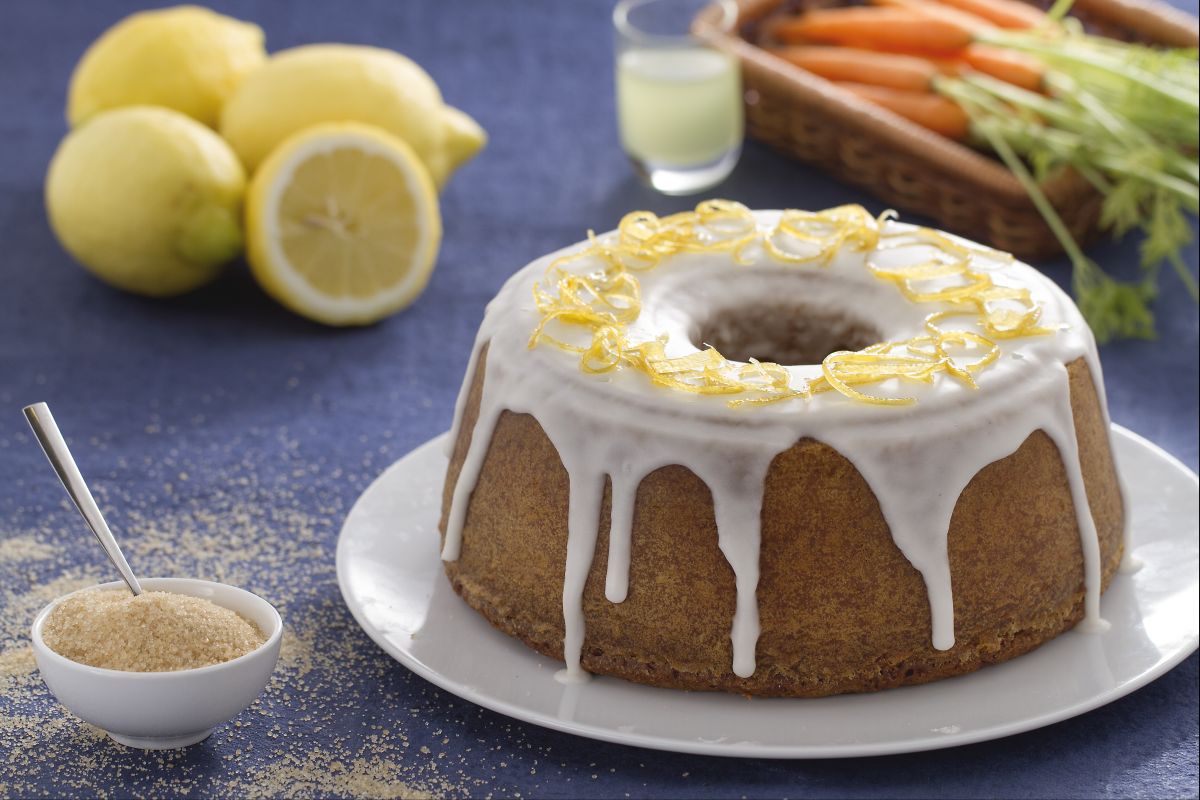 Gâteau aux carottes et limoncello