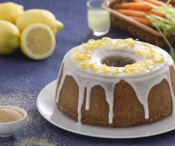 Gâteau aux carottes et limoncello