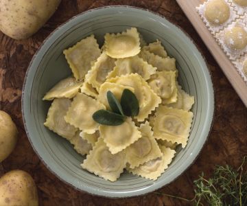 Raviolis de pommes de terre