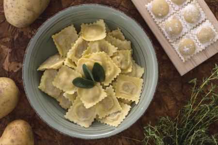 Raviolis de pommes de terre
