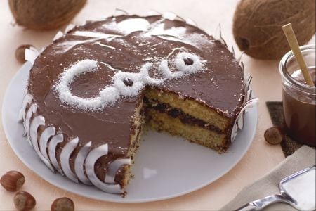 Gâteau à la noix de coco et Nutella