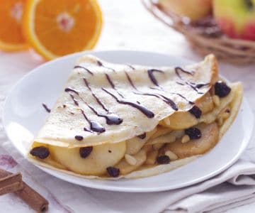 Crêpe gâteau aux pommes