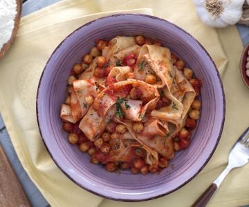 Lagane et pois chiches