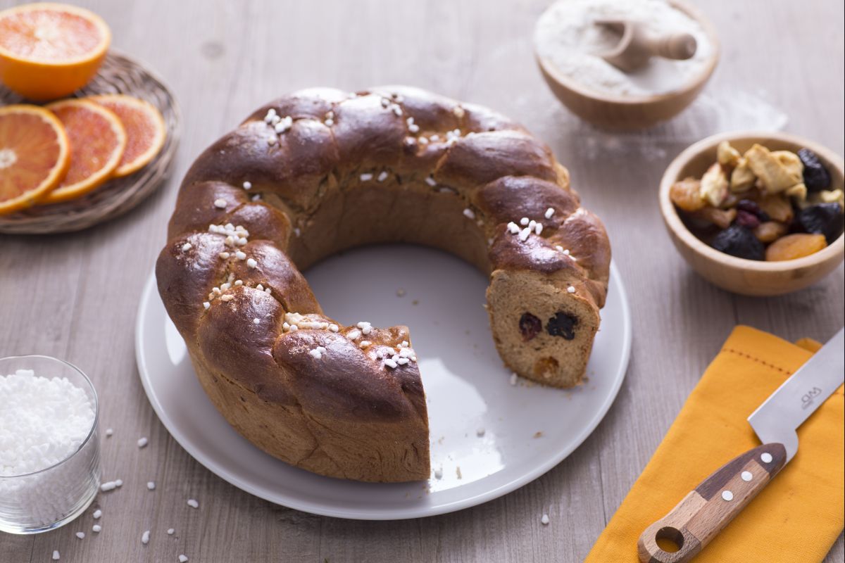 Couronne aux fruits