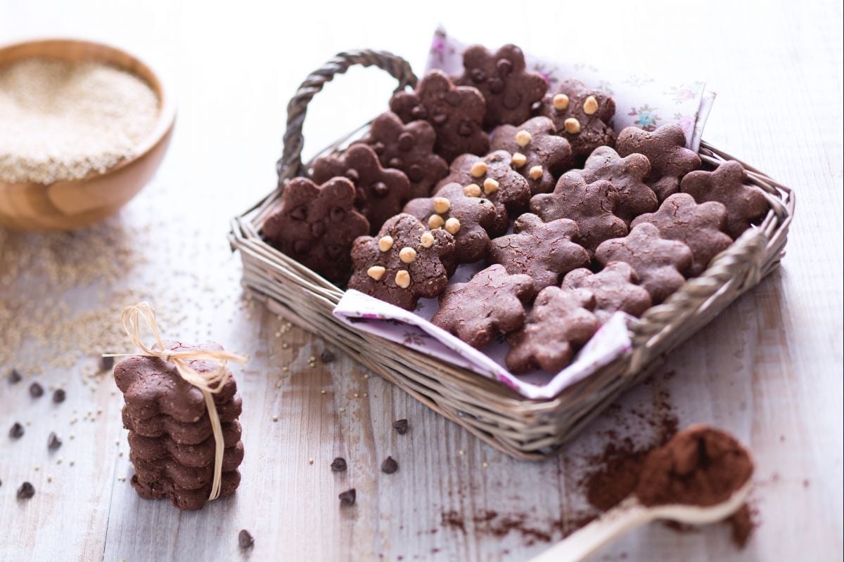 Biscuits à la quinoa et au chocolat