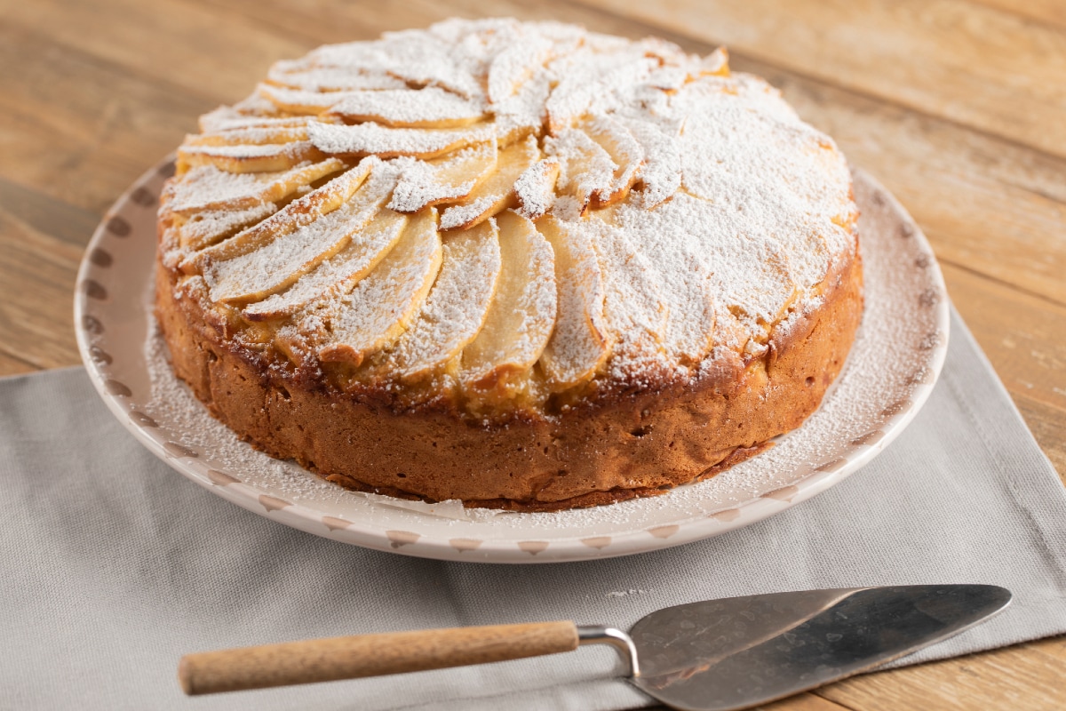 Gâteau aux pommes et yaourt