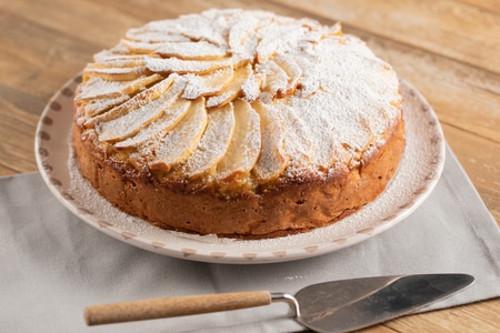 Gâteau aux pommes et yaourt