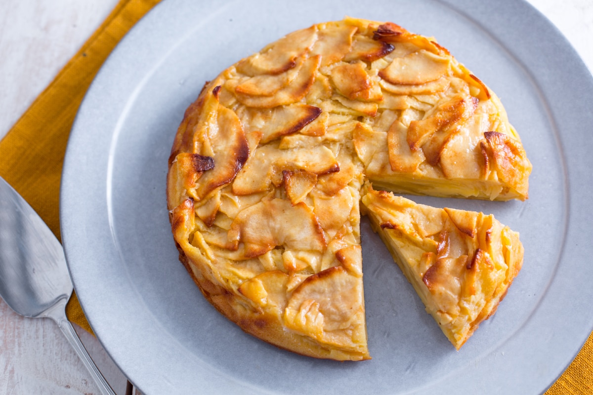 Gâteau crémeux aux pommes