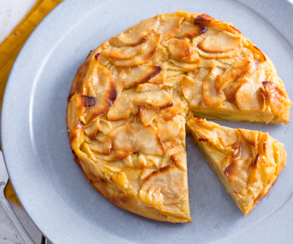 Gâteau crémeux aux pommes