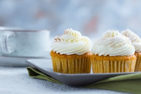 Cupcake à la citrouille et aux carottes