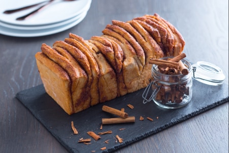 Pain à effeuiller à la cannelle