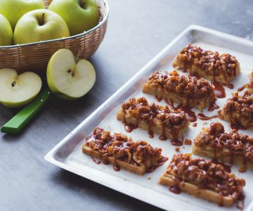 Barres de tarte aux pommes