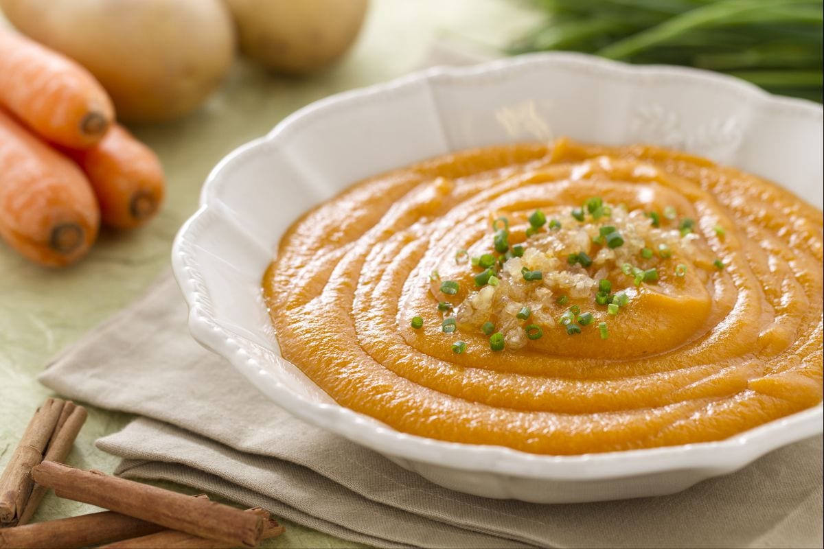 Velouté de carottes à la cannelle