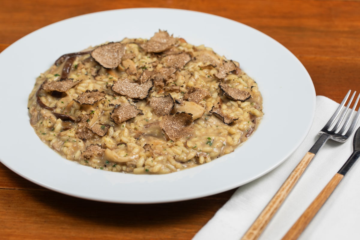 Risotto aux champignons et truffe