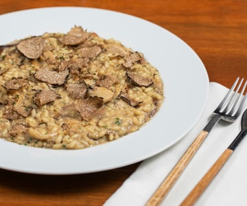 Risotto aux champignons et truffe