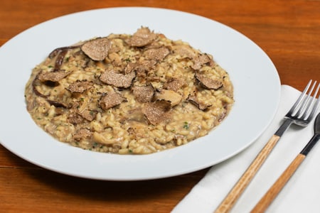 Risotto aux champignons et truffe