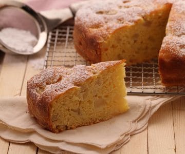 Gâteau moelleux à la ricotta et aux poires