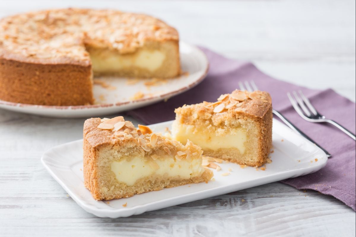 Tarte moelleuse à la crème