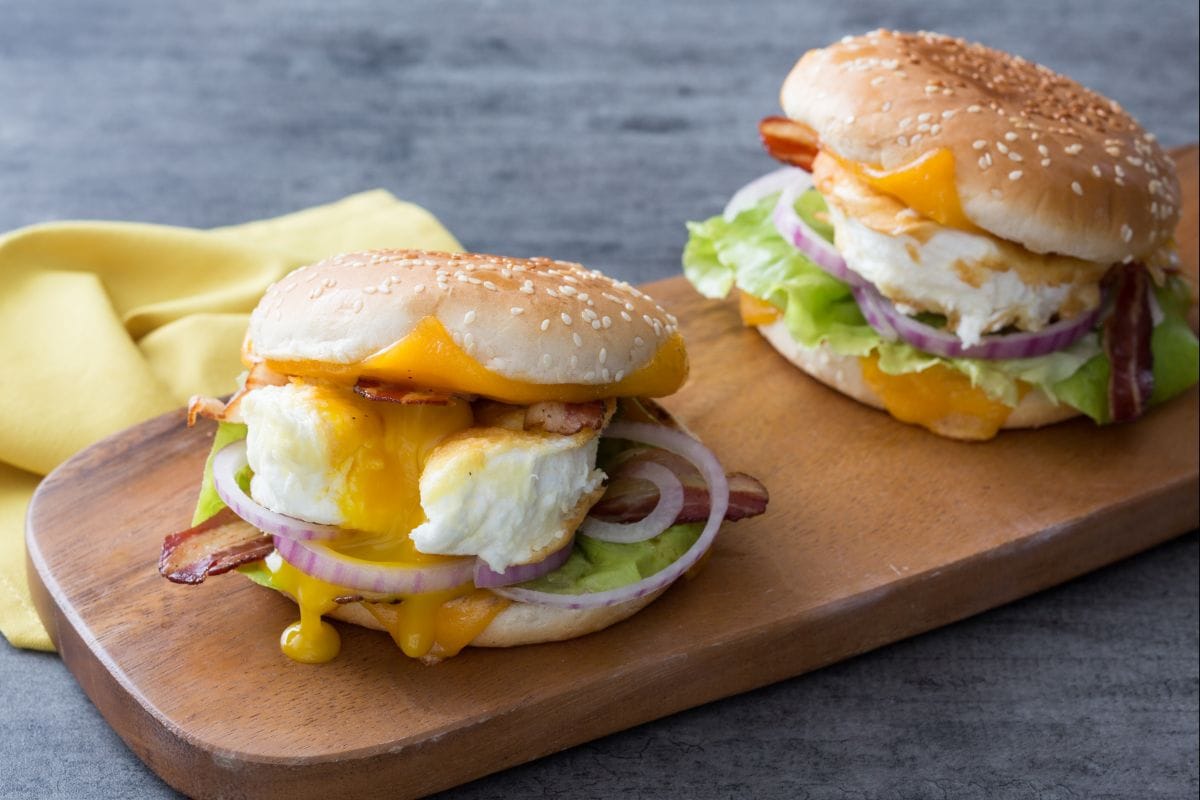 Burger à l'œuf